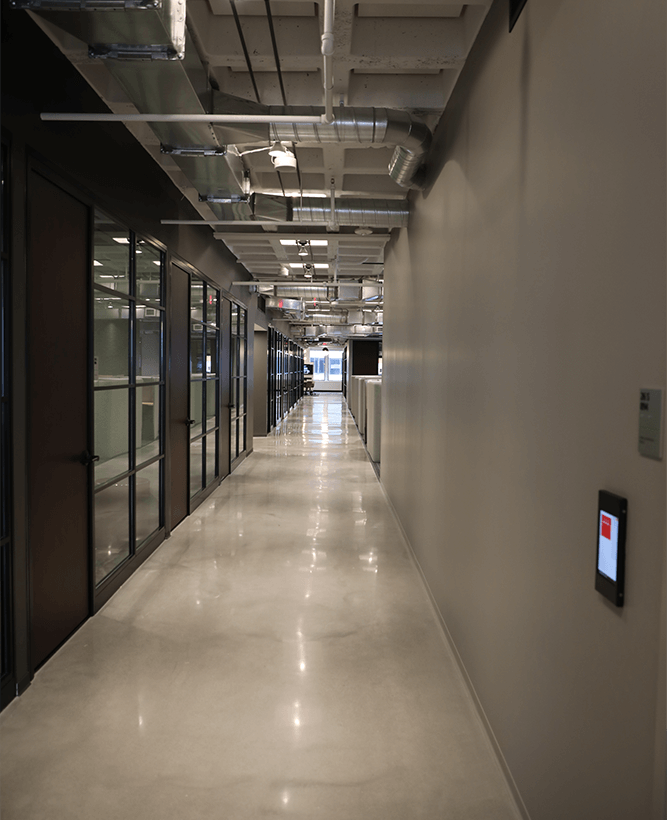 Deloitte Headquarters Hallway, Philadelphia, PA; Structure Tone, Inc.; Gensler Architect