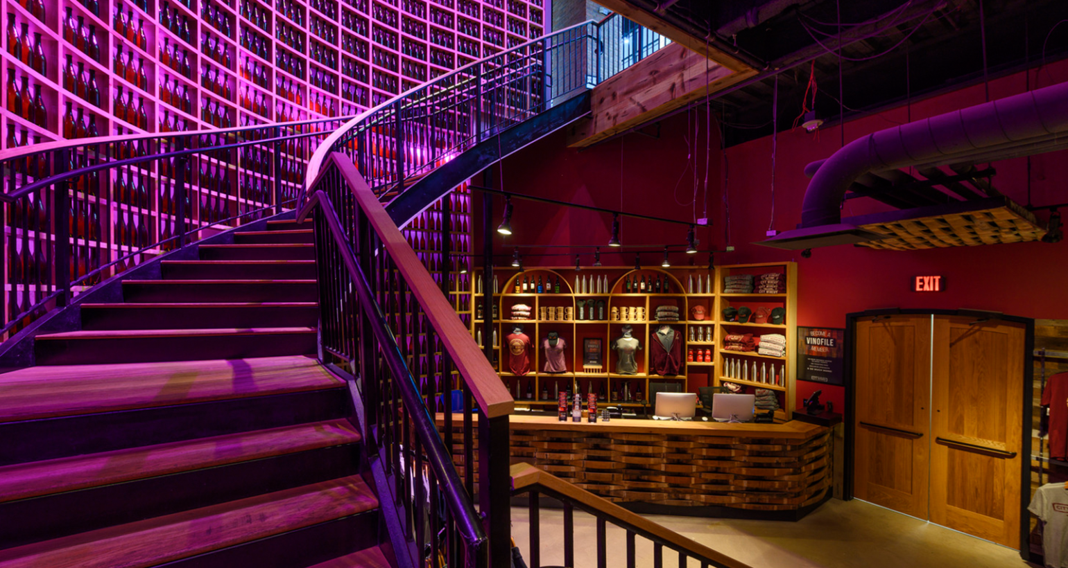 City Winery Bar Area, Philadelphia, PA; Clemens Construction; Christopher Warnick Architecture